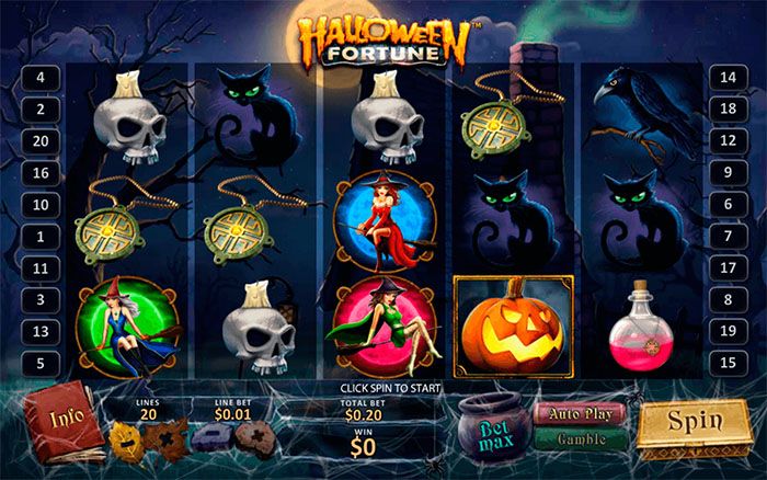 Halloween Fortune slot machine from Playtech