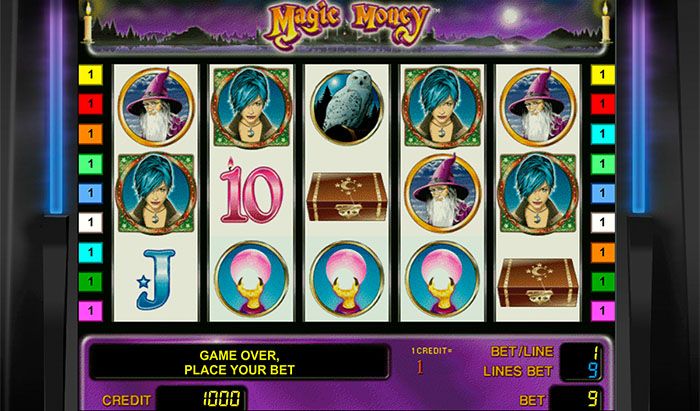 Magic Money slot machine from Gaminator
