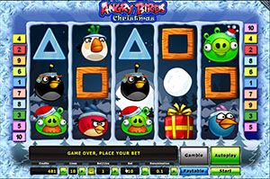 Slot machine Angry Birds Christmas
