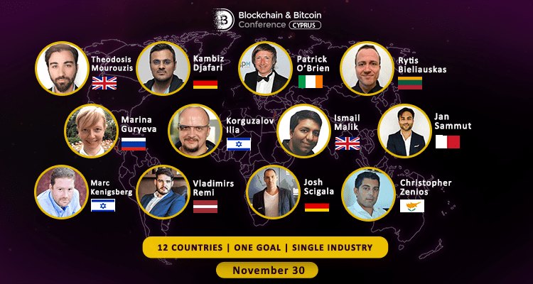 Bitcoin & Blockchain Conference Cyprus on November 30, Limassol