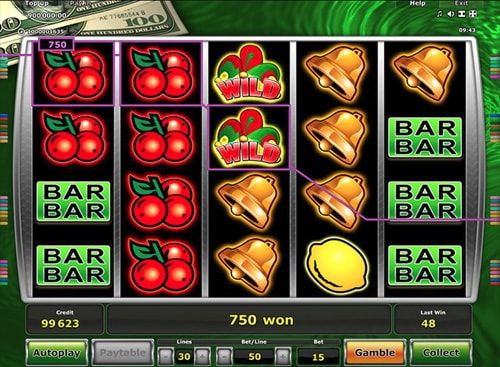 Cash Runner slot machine from Greentube