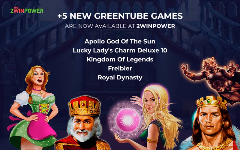 5 New games from Greentube