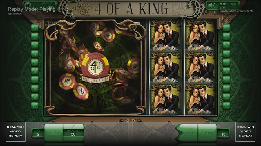Online slot game Endorphina: 4 OF A KING, img 